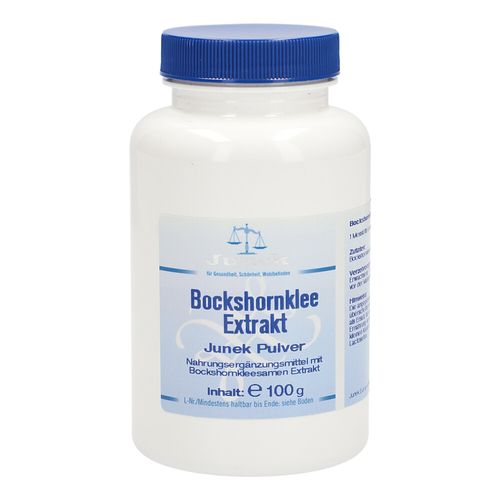 Bockshornklee Extrakt Junek Pulver, 100 g, Bios Medical Services Bockshornklee Extrakt Junek Pulver, 100 g, Bios Medical Services