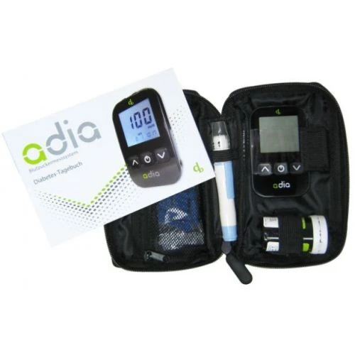 adia Blutzuckermessgerät Set mmol/l, 1 Stk., Diabetikerbedarf Db GmbH