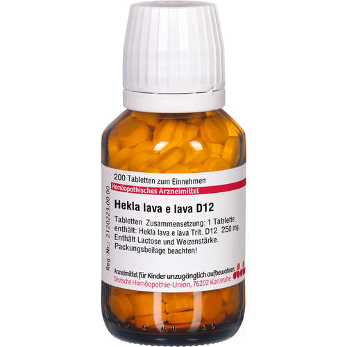 HEKLA lava e lava D 12 Tabletten, 200 Stk., DHU-Arzneimittel GmbH & Co. KG HEKLA lava e lava D 12 Tabletten, 200 Stk., DHU-Arzneimittel GmbH & Co. KG