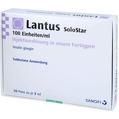 Lantus 100 E/ml SoloStar Fertigpen, 10X3 ML, Eurimpharm Arzneimittel GmbH