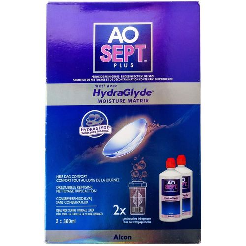 AOSEPT PLUS HydraGlyde, 2x360 ml, Alcon Deutschland GmbH