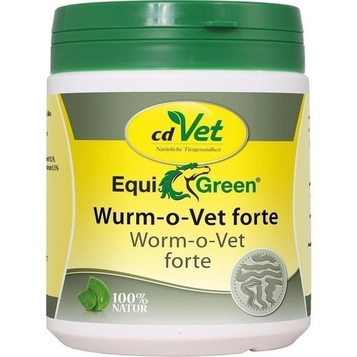 EQUIGREEN Wurm-o-Vet forte Pulver f.Pferde, 300 G, cd Vet Naturprodukte GmbH