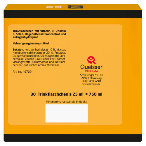 Litozin Hagebutte+Kollagen, 30x25 ml, Queisser Pharma GmbH & Co. KG