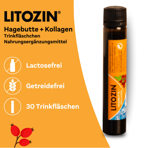 Litozin Hagebutte+Kollagen, 30x25 ml, Queisser Pharma GmbH & Co. KG