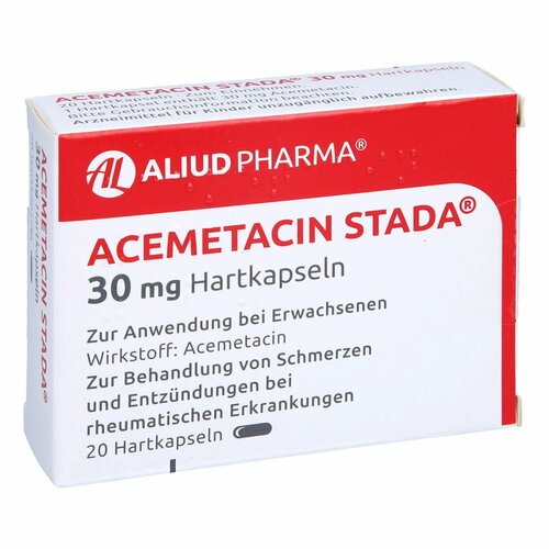 Acemetacin STADA 30 mg Hartkapseln ALIUD, 20 ST, Aliud Pharma GmbH