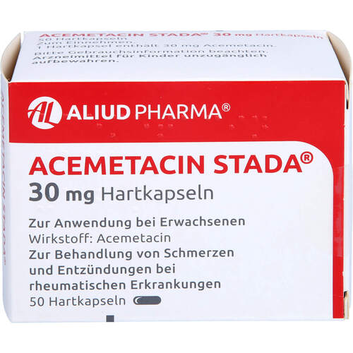 Acemetacin STADA 30 mg Hartkapseln ALIUD, 50 ST, Aliud Pharma GmbH