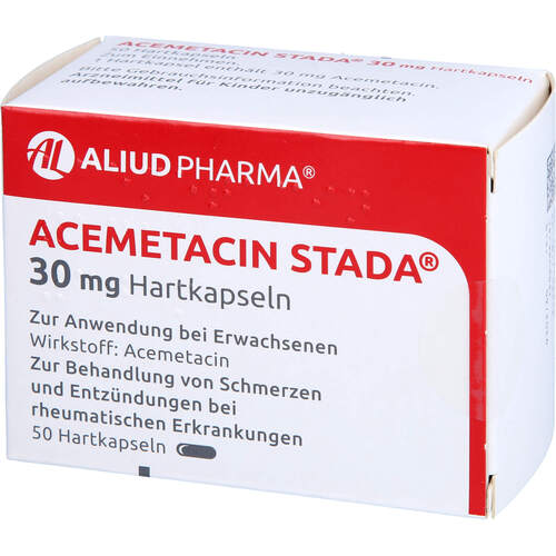 Acemetacin STADA 30 mg Hartkapseln ALIUD, 50 Stk., Aliud Pharma GmbH