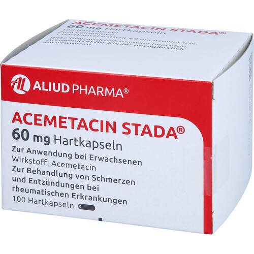 Acemetacin STADA 60 mg Hartkapseln ALIUD, 100 ST, Aliud Pharma GmbH