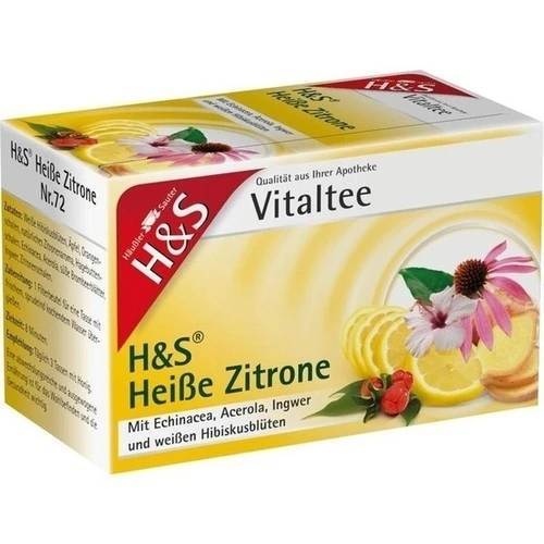 H&S Heiße Zitrone Vitaltee, 20x2,0 g, H&S Tee - Gesellschaft mbH & Co.