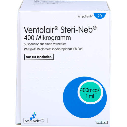 Ventolair Steri-Neb 400 ug/ml Susp.f.e.Vernebler, 20 Stk., TEVA GmbH