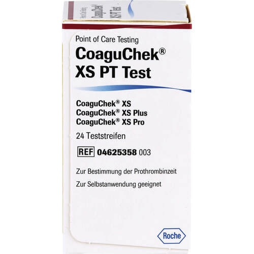 Coaguchek XS PT Test, 24 ST, Emra-Med Arzneimittel GmbH