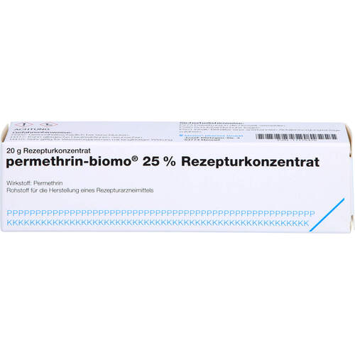 PERMETHRIN-BIOMO 25% Rezepturkonzentrat Salbe, 20 g, biomo pharma GmbH