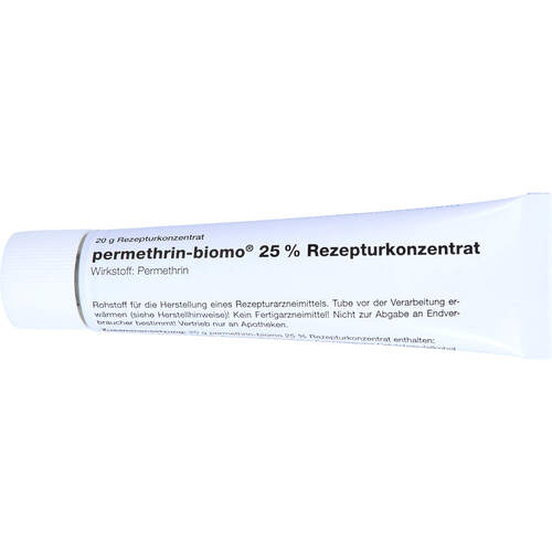 PERMETHRIN-BIOMO 25% Rezepturkonzentrat Salbe, 20 g, biomo pharma GmbH