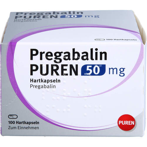 Pregabalin PUREN 50 mg Hartkapseln, 100 Stk., PUREN Pharma GmbH & Co. KG