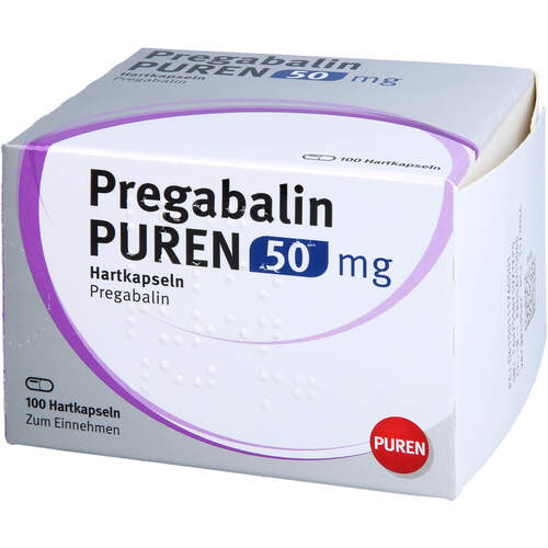 Pregabalin PUREN 50 mg Hartkapseln, 100 Stk., PUREN Pharma GmbH & Co. KG
