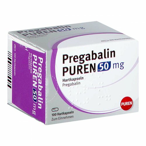 Pregabalin PUREN 50 mg Hartkapseln, 100 Stk., PUREN Pharma GmbH & Co. KG