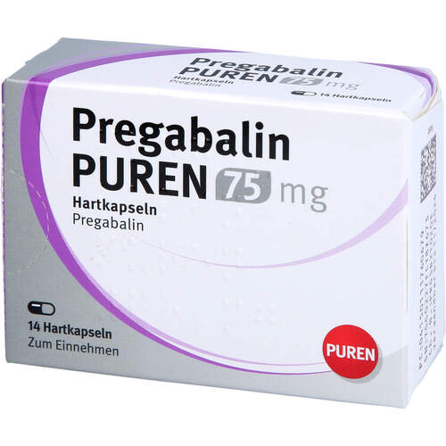 Pregabalin PUREN 75 mg Hartkapseln, 14 Stk., PUREN Pharma GmbH & Co. KG