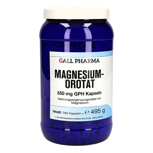 MAGNESIUMOROTAT 550 MG GPH KAPSELN, 750 Stk., Leitner Lifecare GmbH