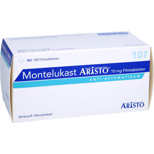 Montelukast Aristo 10 mg Filmtabletten, 100 ST, Aristo Pharma GmbH