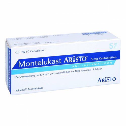 Montelukast Aristo 5 mg Kautabletten, 50 Stk., Aristo Pharma GmbH