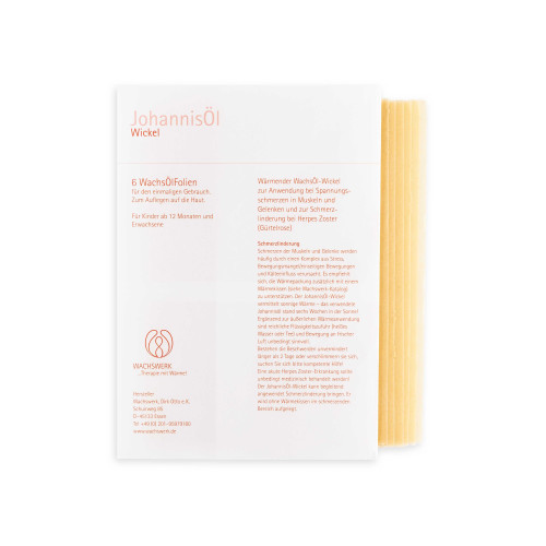 Johannis&ouml;l Kompresse, 6 Stk., Wachswerk Dirk Otto e.K.