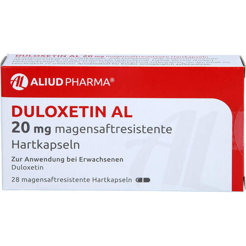 Duloxetin AL 20mg magensaftresistente Hartkapseln, 28 Stk., Aliud Pharma GmbH