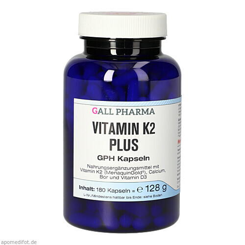 Vitamin K2 Plus GPH Kapseln, 180 ST, Hecht-Pharma GmbH