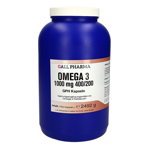 Omega 3 1000 mg 400/200 GPH Kapseln, 1750 Stk., Hecht-Pharma GmbH