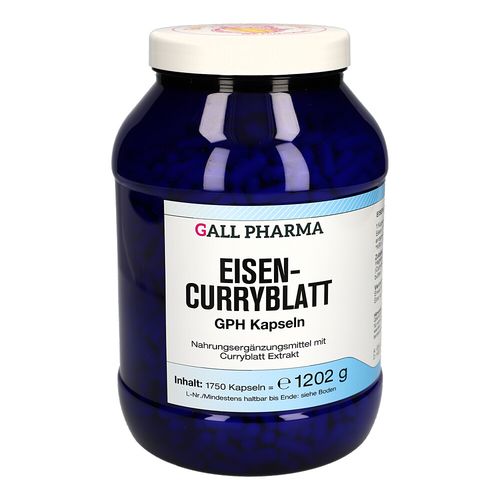 Eisen-Curryblatt GPH Kapseln, 1750 Stk., Hecht-Pharma GmbH