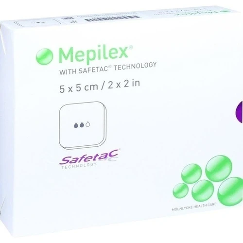 Mepilex 5x5 cm Schaumverband, 5 Stk., kohlpharma GmbH