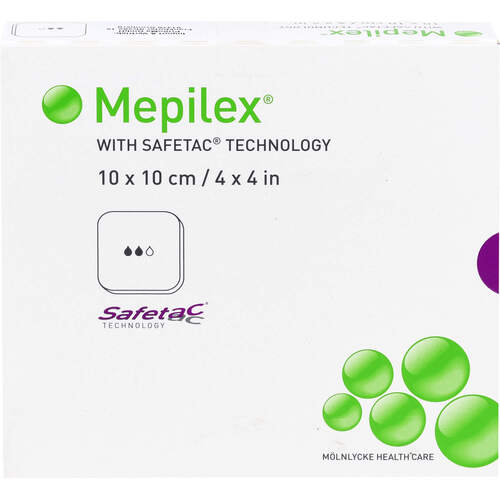 Mepilex 10x10 cm Schaumverband, 5 ST, kohlpharma GmbH