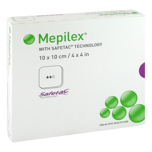 Mepilex 10x10 cm Schaumverband, 5 ST, kohlpharma GmbH