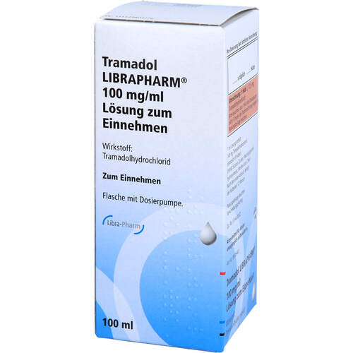 TRAMADOL LIBRAPHARM 100MG/ML LSG.Z.EIN.M.DOSIERP, 100 ML, Libra-Pharm GmbH