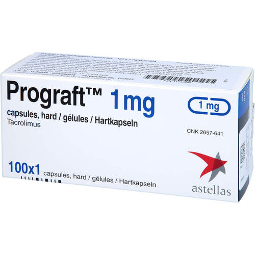 Prograf 1 mg Hartkapseln, 100 Stk., Fd Pharma GmbH Prograf 1 mg Hartkapseln, 100 Stk., Fd Pharma GmbH