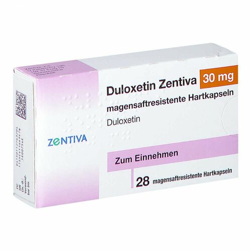 Duloxetin Zentiva 30mg magensaftresistente Hartkap, 28 ST, Zentiva Pharma GmbH