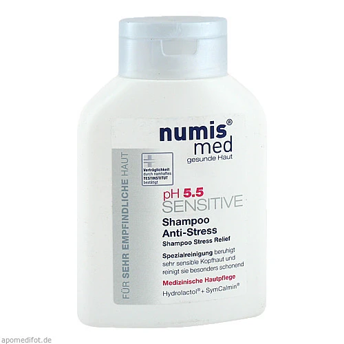 NUMIS med pH 5,5 SENSITIVE Shampoo Anti-Stress, 200 ml, MANN & SCHROEDER GMBH