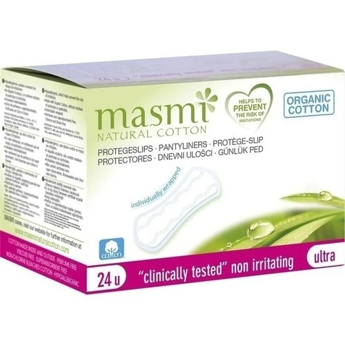 Bio Slipeinlagen Ultra 100% Bio Baumwolle MASMI, 24 Stk., Don Dandrea Deutschland AG