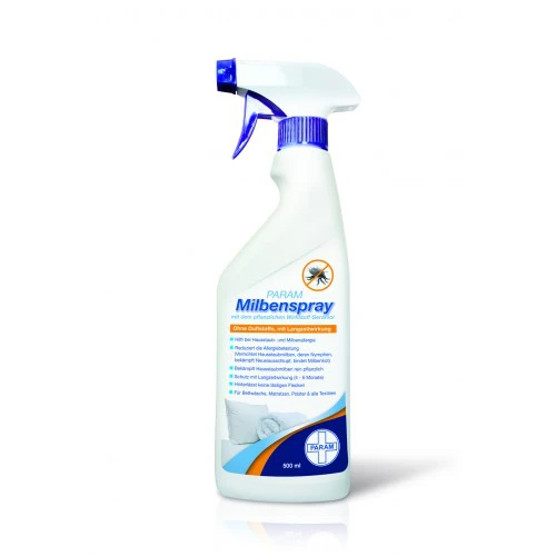 Milbenspray für Matratzen Polster Textilien, 500 ml, Param GmbH