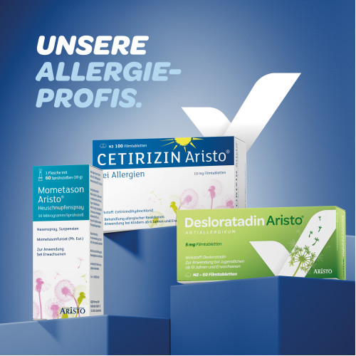 Desloratadin Aristo 5mg Filmtabletten, 100 Stk., Aristo Pharma GmbH