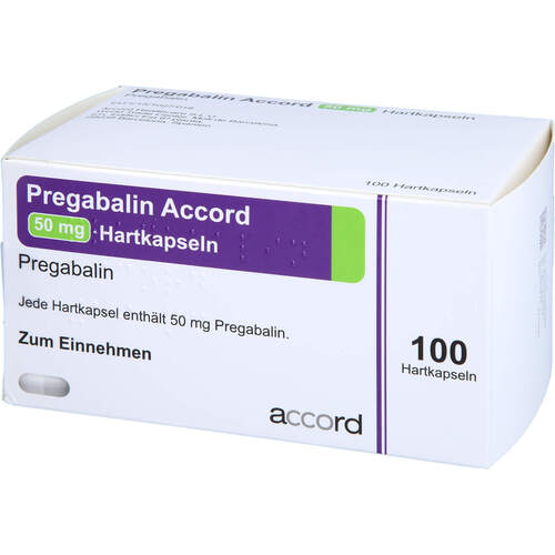 Pregabalin Accord 50mg Hartkapseln, 100 Stk., Accord Healthcare GmbH