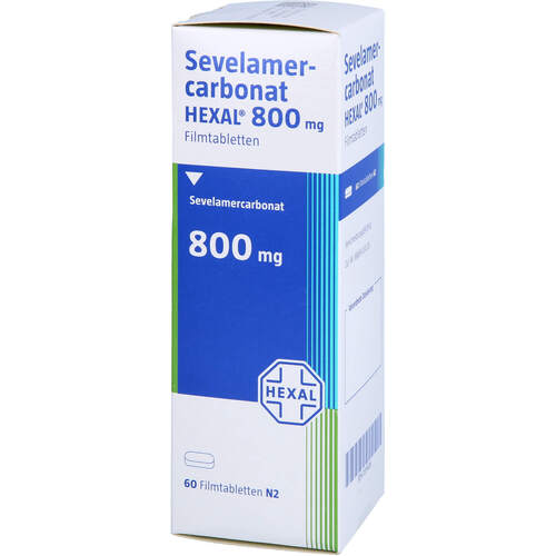 Sevelamercarbonat HEXAL 800mg Filmtabletten, 60 ST, HEXAL AG