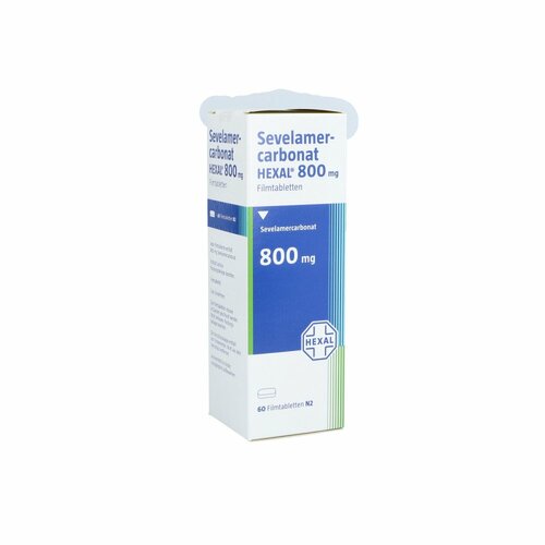 Sevelamercarbonat HEXAL 800mg Filmtabletten, 60 Stk., HEXAL AG