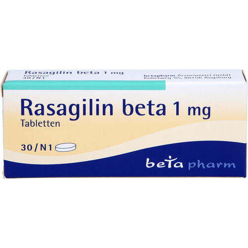 Rasagilin beta 1 mg Tabletten, 30 ST, betapharm Arzneimittel GmbH