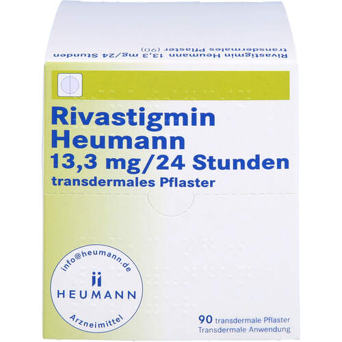 RIVASTIGMIN Heumann 13.3 mg/24 Std.transd.Pflaster, 90 Stk., Heumann Pharma GmbH & Co. Generica KG