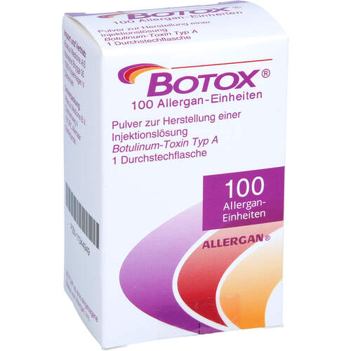 Botox 100 E. Allergan Pulver z.Herst.e.Inj.-Lsg., 1 st, Abacus Medicine A/S