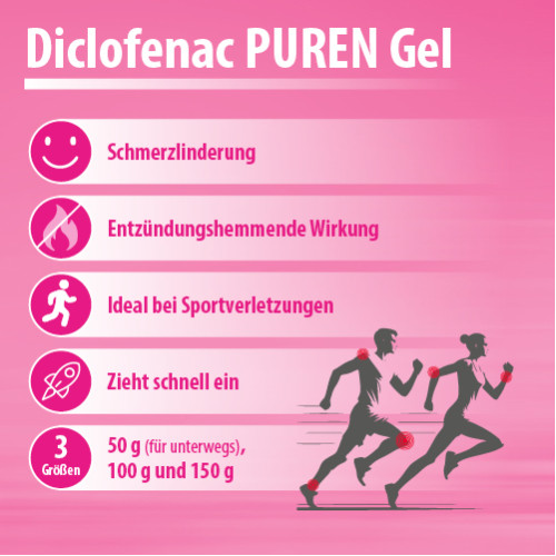 Diclofenac PUREN Gel, 100 g, PUREN Pharma GmbH & Co. KG