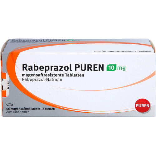 Rabeprazol PUREN 10 mg magensaftres. Tabletten, 56 Stk., PUREN Pharma GmbH & Co. KG