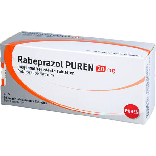 RABEPRAZOL PUREN 20mg magensaftres.Tabletten, 56 Stk., PUREN Pharma GmbH & Co. KG