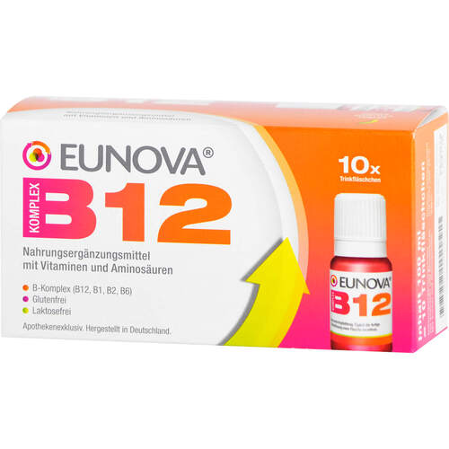 EUNOVA B12 Komplex Trinkfläschchen, 10x10 ml, STADA GmbH EUNOVA B12 Komplex Trinkfläschchen, 10x10 ml, STADA GmbH