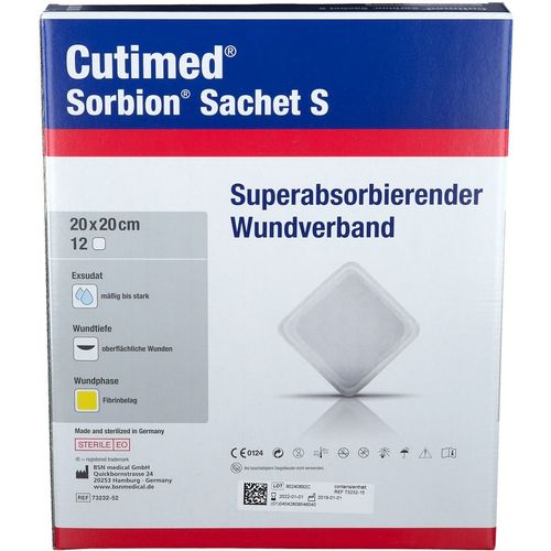 CUTIMED SORBION SACHET S 20x20cm, 12 Stk., Bsn Medical GmbH